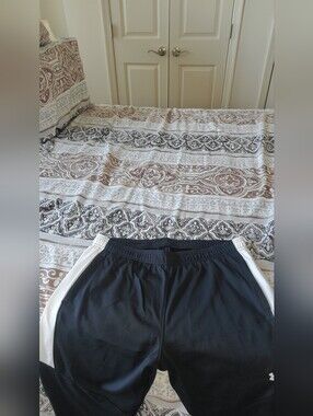 Under Armour Black and White Athletic Pants